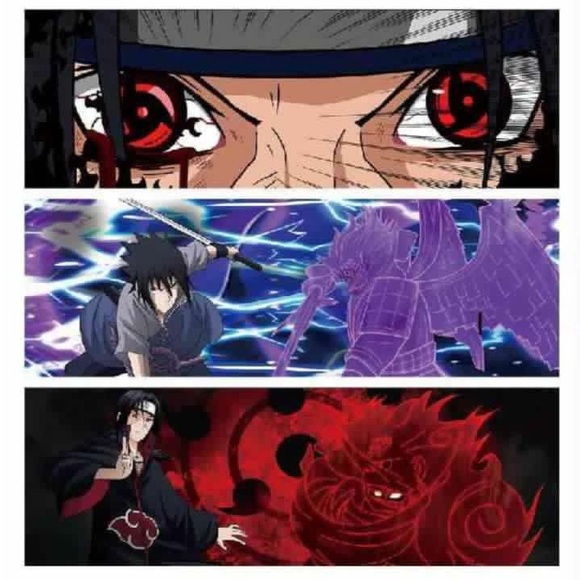 Naruto Itachi Uchiha Eyes, Sasuke Uchiha and Itachi Decal - Picture 1 of 1